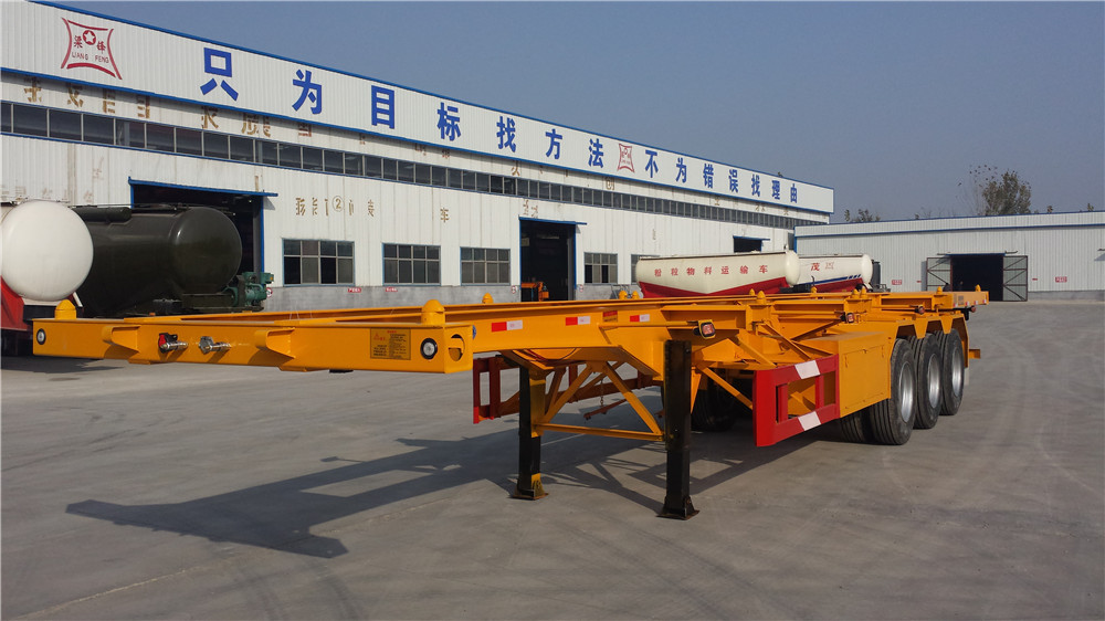 骨架式集裝箱運輸半掛車