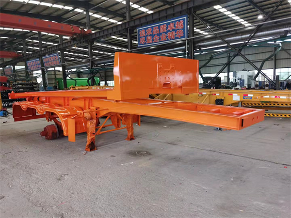 骨架式集裝箱運輸半掛車廠家