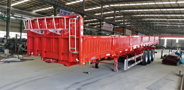側翻自卸半掛車廠